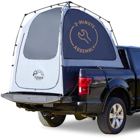 האוהל למיטה משאית מהיר וקל התקנה אוטומטית - אוהל טנדר לגודל אמצעי ומלא | מעטפת חניך - אביזרי טנדר - אביזרי מיטת
